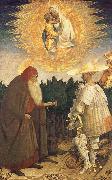 Antonio Pisanello Virgin and child with St. Goran and St Antonius Germany oil painting artist